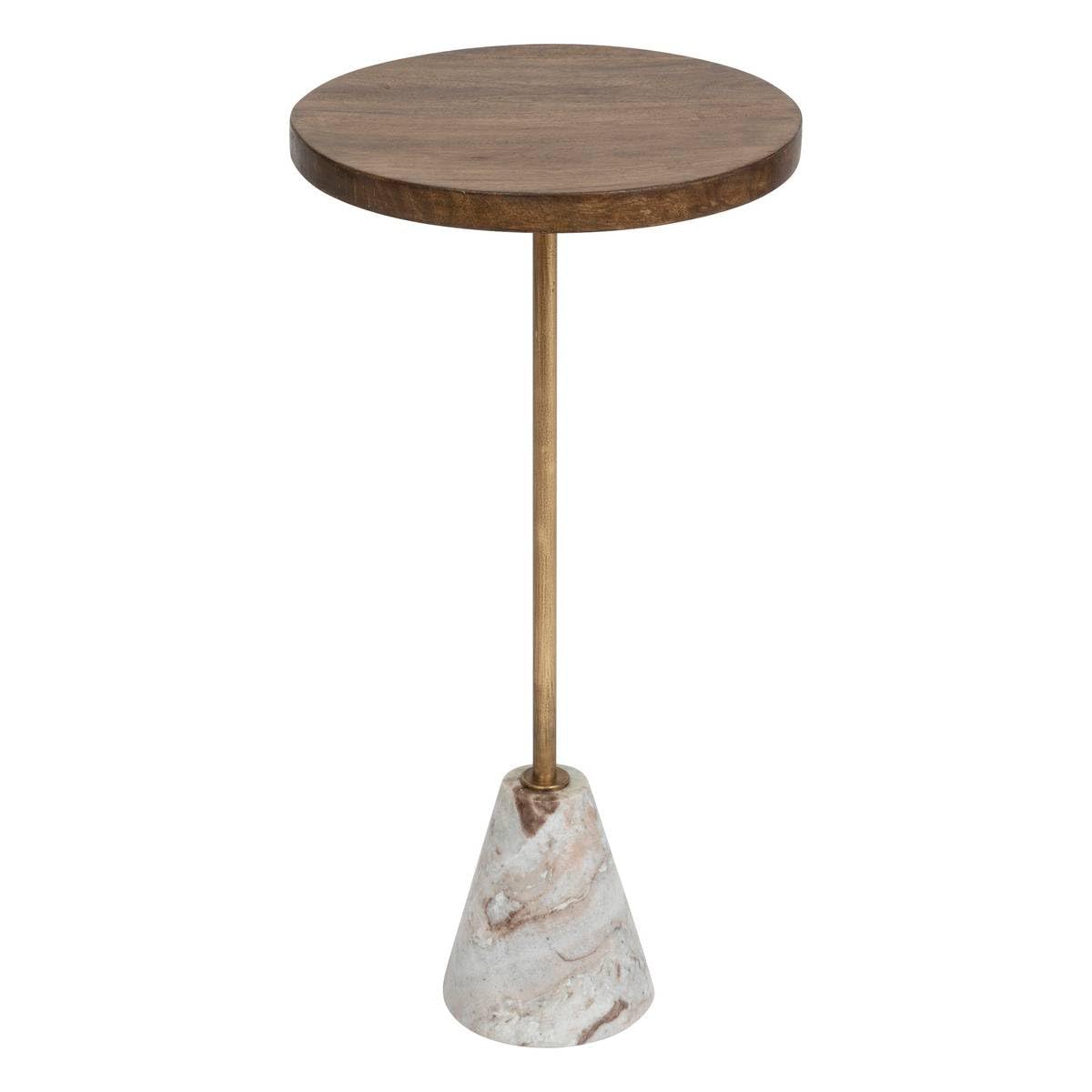 Atmosphera - Table d'appoint Neith - manguier et marbre