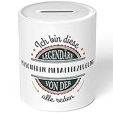 JUNIWORDS Spardose Sparbüchse, Ich Bin Diese legendäre Mischerin Metallerzeugung, von der alle reden (5060452)