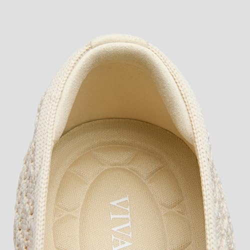 Image of VIVAIA Margot 3.0 Newly Upgraded Women's Ballet Flats Comfortable Square-Toe V-Cut Flats Casual Dress Washable Sustainable Shoes