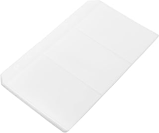 KICHOUSE Pasta De Cartão De 20 Folhas Fichário De Orçamento Bolso Saco De Armazenamento Grosso Bolsa De Recarga Fichário De 6 Argolas Refil De Bolso Divisor Sacos De Folhas Soltas