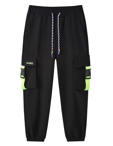 Boys Quick Dry Pants Lightweight Hiking Joggers Casual Sweatpants