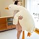 Ragelion Riesen Gans Kuscheltier Groß Ente Stofftier Plüsch Gans Kissen Puppe Kawaii Geschenke für Kinder (Kleinfuß, 190cm)