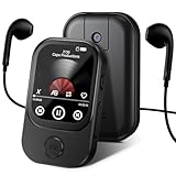 64 GB Lettore MP3 con Bluetooth 5.4, Fotocamera Ribaltabile a 180°, Mini Lettore Musicale...