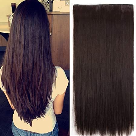 Image of Tressedup hair Curly Synthetic Hair Extension brown color