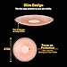 Nipple Covers Silicone Pasties Waterproof Excellent Permeability Prevent Embarrassing Outline Prevent Accidental Exposure Reusable Breast Petals(1 Round+1 Flower)