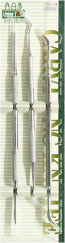 Spatula Set Mineshima en acier inoxydable pour lisser le mastic sans traces