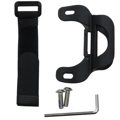 sunnates 1 Set Bicycle Pump Holder Mini Bike Pump Bracket Bicycle Pump Holder Clip Bracket (with Screw Heel Mounting Tool)