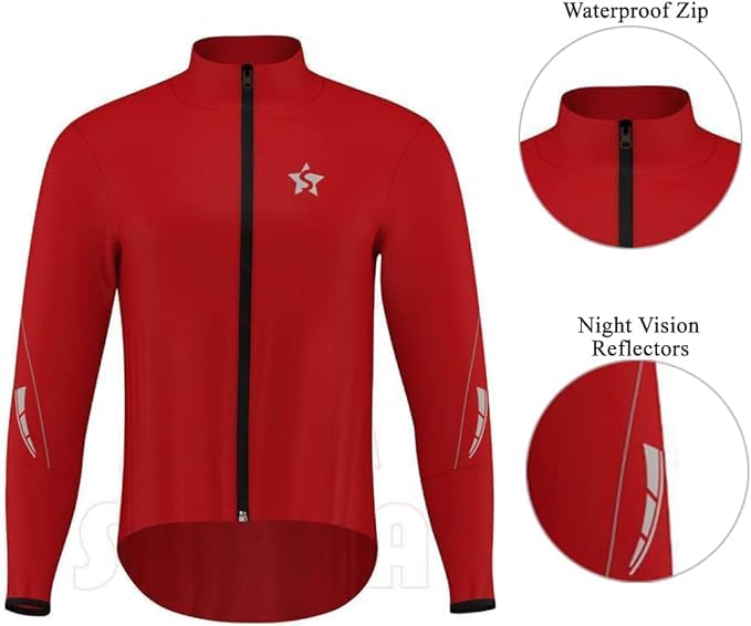 Chaqueta impermeable para ciclismo hombre Sikma miniatura 3
