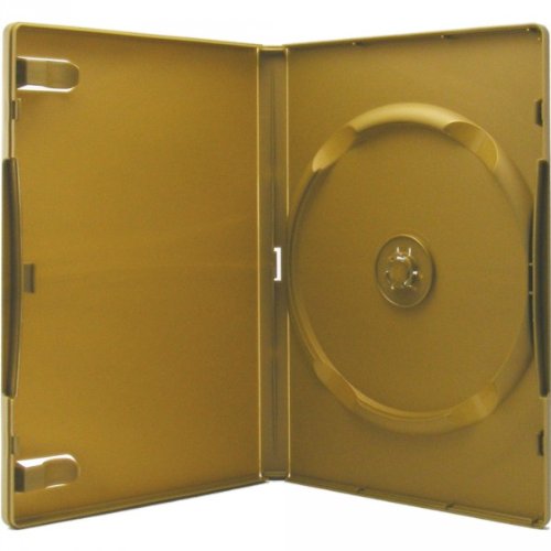 Preisvergleich Produktbild 50 XLayer 1er DVD CD Hüllen gold
