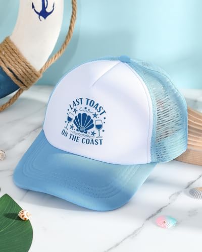 Image of Jecery 10 Pcs Trucker Hat for Women, Bach Party Mesh Baseball Cap for Bridal Shower Wedding Bach Party Favors