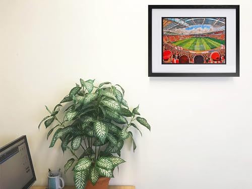 Cuadro A4 del estadio de Nueva York del Rotherham United FC para pared