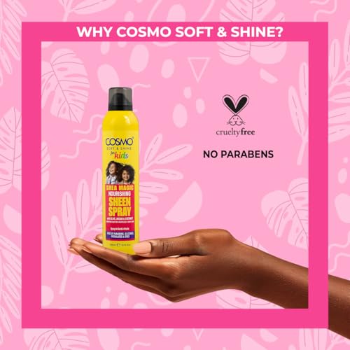 Cosmo Hair Care For Kids Soft & Shine Shea Magic Nourishing Sheen Spray 300ml miniatura 5