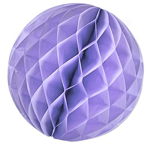 EinsSein 1x Bolas de Panal de Papel Boda Supremo 25cm Lila Fiestas Infantiles Decoracion Fiesta Regalo Infantil cumpleaños Bautizo Bodas niño niña Flores Palillos japoneses Pompones niños bengalas