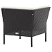 Goliraya Set 6 Piezas Sofás de jardín Polyrattan marrón con Mesa, sofá...