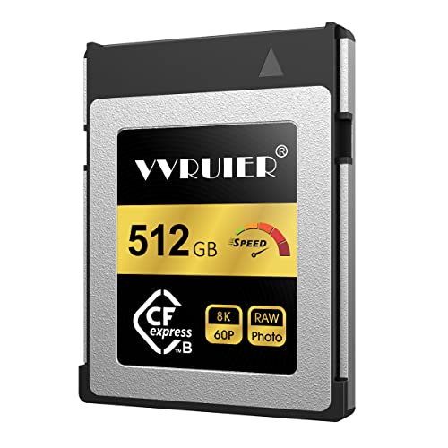 VVRUIER CFexpress Type B [J[h 512GB ^tdl ABe 4KrfIT|[g Z6/Z7/EOSR5/R6ȂǑ@Ή RpNgtbV(512GB)