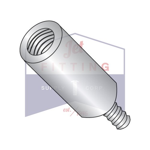 1/4" OD Round Standoffs (Male-Female) / 8-32 x 1/4" / Brass/Nickel/Outer Diameter: 1/4" | Thread Size: 8-32 | Length: 1/4" (Quantity: 500 pcs) Made in USA