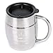 Fly Skyline Coffee Mug Double Wall Stainless Steel Insulated Coffee & Beer Barrel Shape Mugs