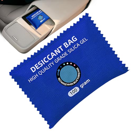 Desecante Auto | Gel De Sílice Portátil De Regeneración Rápida | Prevención De La Humedad Automotriz | Para Autocaravana, Almacenamiento, Baño, Sótano y SUV