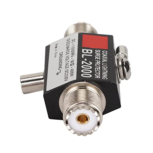 Elprico Coaxial Lightning Surge Protector, Coaxial Lightning Arrestor PL259 Female to PL259 Female Coaxial Lightning Arrestor - Image 4