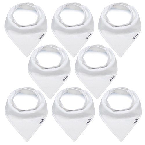 KiddyStar Soft Unisex Organic Cotton Baby Bandana Bibs