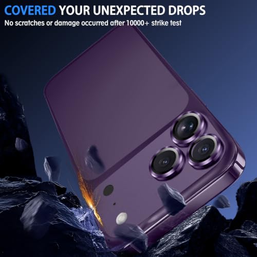 SiHPuoy Camera Lens Protector for iPhone 18 Pro Max, Tempered Glass, Red - image 3