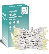 Amazon.com: Heyworld Slow Twinkle Lights, 20 Led Soft Twinkling