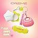 The Crème Shop Kiss & Blush Tinted Lip Balm & Blush, Korean Makeup for Lips & Cheeks, Cute Charm Key Chain, Hydrating, Long Lasting Tint, Aloe, Squalane- Watermelon Sugar
