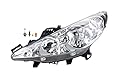 Johns, Scheinwerfer Halogen Front passend für Peugeot 207 02/2006- Links + Leuchtmittel