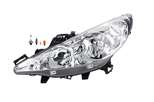 Johns, Scheinwerfer passend für Peugeot 207 02/06- lag. links + Leuchtmittel