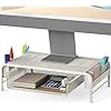 Amazon.com: Simple Houseware Metal Desk Monitor Stand Riser with ...