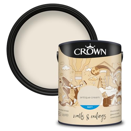 Image of Crown Retail Core Emulsion Matt Antique Cream 5 L