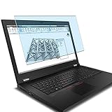 Vaxson Anti Lumière Bleue Film Protecteur d'écran en Verre Trempé, compatible avec Lenovo ThinkPad P17 17.3' [Zone Active Uniquement] 9H Screen Protector Guard