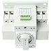 110V 2P 63A MCB type Mini Dual Power Automatic Transfer Switches Toggle Controller Change-Over Switch ATS Self Cast Conversion