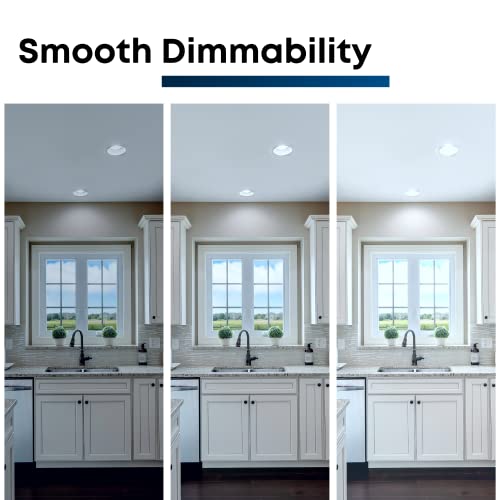 Feit Electric Ledr56B/950Ca/Mp/6 5/6 In Led Recessed Downlight, Baffle Trim, Dimmable, 6 Count & Ledr6/Rgbw/Ag 75 Watt Equivalent 2.4Ghz Wifi Color Changing And Tunable White, Dimmable, 6 In Recessed #TOP3