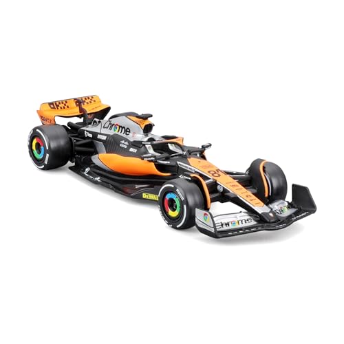 Bburago Formula 1 F1 MCLAREN MCL60 PIASTRI (2023) - 1:43 Scale - Die-Cast Rreplica Collectible Race Car, Black - Image 3
