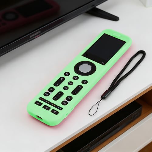 Image of LEFXMOPHY Case for SofaBaton X2 Universal Remote, Silicone Cover Glow in Dark - Lime Green
