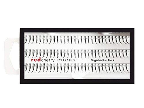 Preisvergleich Produktbild RED CHERRY Lashes Single Medium Black by Red Cherry