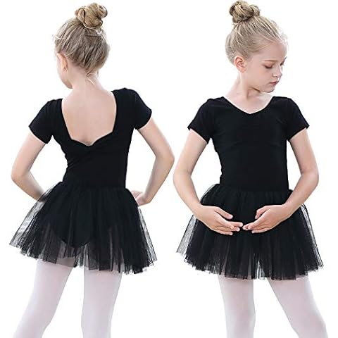 tanzdunsje Vestido de Ballet Maillot de Danza para niñas Cover