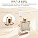 Domensi 30 Pcs 8 ml Empty Glass Perfume Bottles Bulk - Gold Refillable Cologne Spray Atomizer with Pump, for Travel, Skincare, Haircare, Cleaning & DIY Essentials