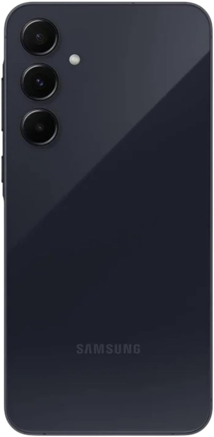 Back view of Samsung Galaxy A55 5G with triple camera setup