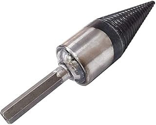 Hex Shank Firewood Drill Bit Wood Splitter,Overall Wood Splitter Drill Bit(32mm),Electric Drill Wood Splitter,Electric Log Splitter Hex Firewood Drill Bit.