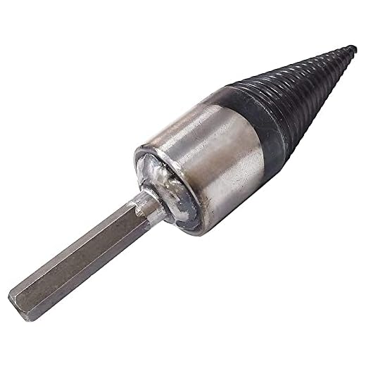 Hex Shank Firewood Drill Bit Wood Splitter,Overall Wood Splitter Drill Bit(32mm),Electric Drill Wood Splitter,Electric Log Splitter Hex Firewood Drill Bit.
