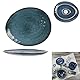 PLATO GRES AZUL 27,5 CM