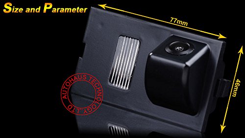 HD Auto Vehicle Car Van 170° Wide Angle License Plate Light Rear View Reversing Backup Camera Parking Aids System Compatible with Freelander/Freelander 2 /Discovery 3/Discovery 4 / Range Rover Sport - Image 3
