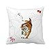 OFFbb-USA - Funda de cojín cuadrada con diseño de tigre de gato descendiente de montaña