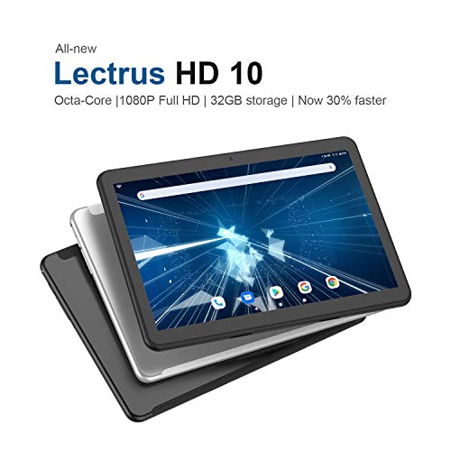 Lectrus Tablet Android 9.0 (10.1" 1080p Full HD Display, Octa-Core,5G WiFi Tablets,32GB) â€“ Black