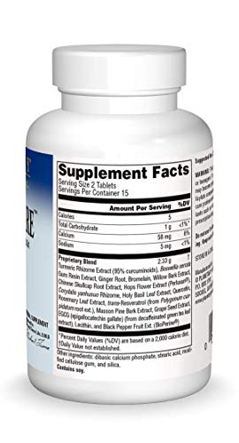 Planetary Herbals Inflama-Care 1165 mg Turmeric, Boswellia Complex - 30 Tablets - Thumbnail 3