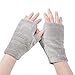 Niuyy Strickhandschuhe Halbfinger Fingerlose Handschuhe Frauen Winter Handgelenk Arm Handwärmer Plüsch Handschuhe Arbeitshandschuhe Herren Handschuhe Warm Schwarz Winterhandschuhe