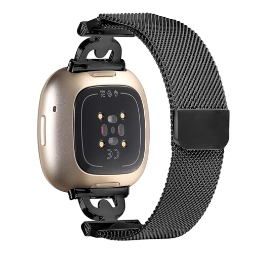 Feigand ^Coh Fitbit Versa 4/Sense 2/Versa 3/SenseΉ XeXX`[ hbV[bV[v D^_Cht p (ubN)
