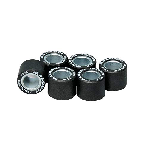 GALET SCOOT MALOSSI 15x12 5,4g (x6) POUR MBK 50 BOOSTER, NITRO, OVETTO, STUNT-YAMAHA 50 BWS, AEROX, NEOS